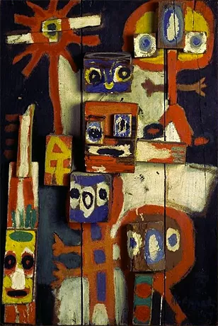 Preguntando a los niños, 1948, Karel Appel