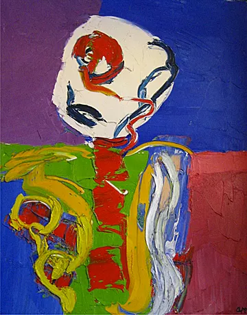 Personaje, 1970, Karel Appel