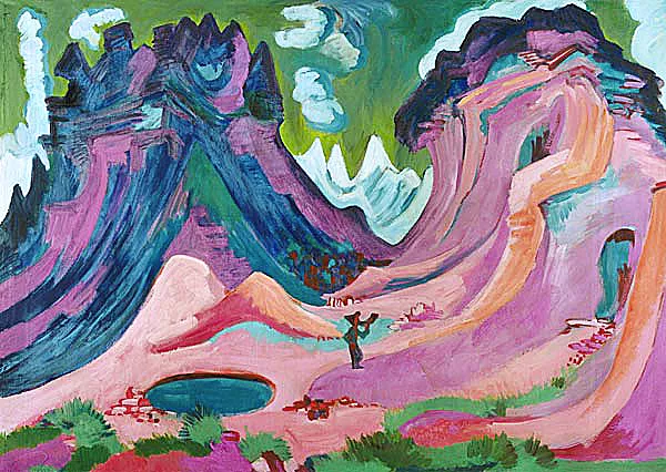 Amselfluh, 1922, Ernst Ludwig Kirchner