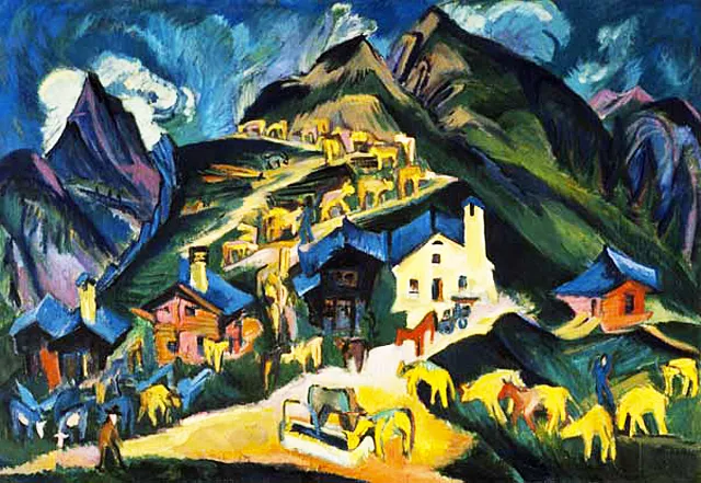 Transhumance, 1918-1919, Ernst Ludwig Kirchner