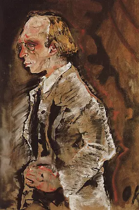 Retrato de Herwarth Walden, 1910, Oscar Kokoschka