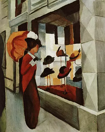 Magasin de chapeaux, 1914, August Macke, Essen, Museum Folkwang