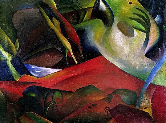 L'orage, 1911, August Macke, Musée de Sarrebruck