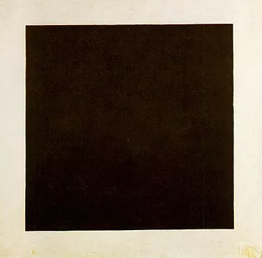Cuadrado negro sobre fondo blanco, hacia 1915, Kasimir Malevich
