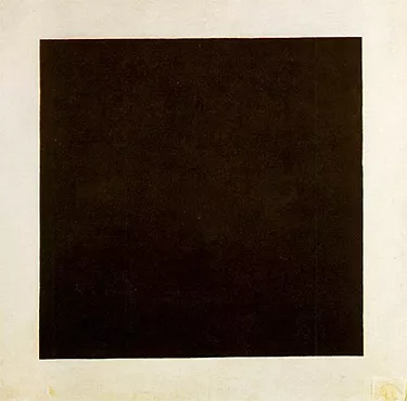 Carré noir sur fond blanc, vers 1915, Kasimir Malevich