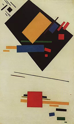 Pintura suprematista, 1915, Kasimir Malevich
