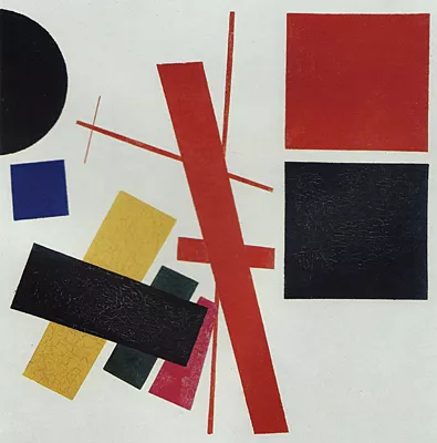 Suprématisme, 1915, Kazimir Malevich