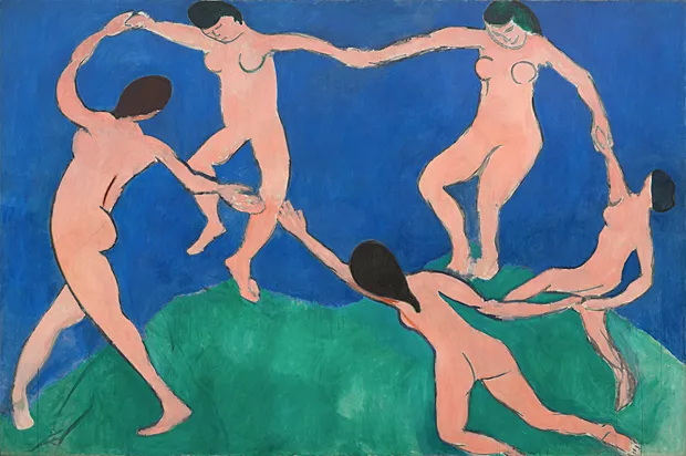 Henri Matisse, La danza de Chtchoukine (primera versión), 1909