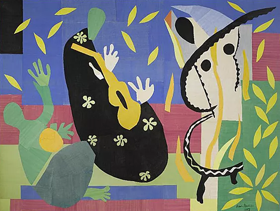 Henri Matisse, La tristeza del rey, 1952