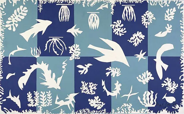 Polinesia, el mar, 1946, Henri Matisse