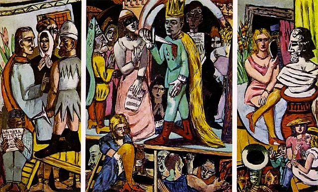 Cómicos, 1941-1942, Max Beckmann