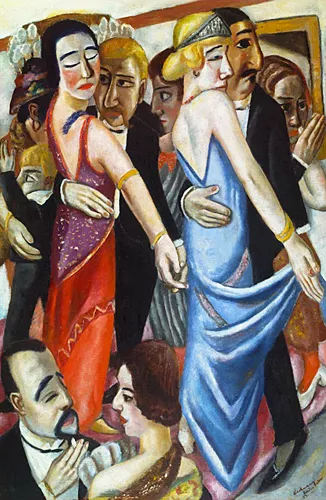 Baile en Baden-Baden, 1923, Max Beckmann