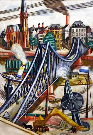 Le pont de fer, 1922, Max Beckmann