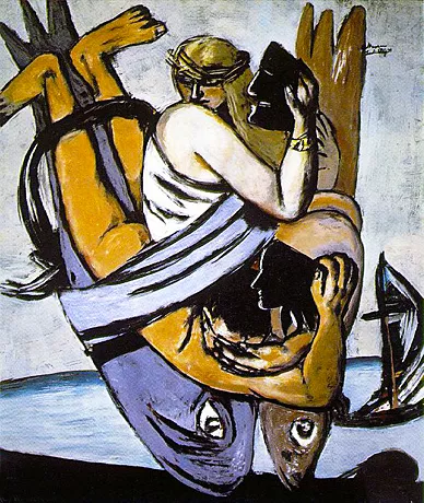 Voyage sur poisson, 1934, Max Beckmann