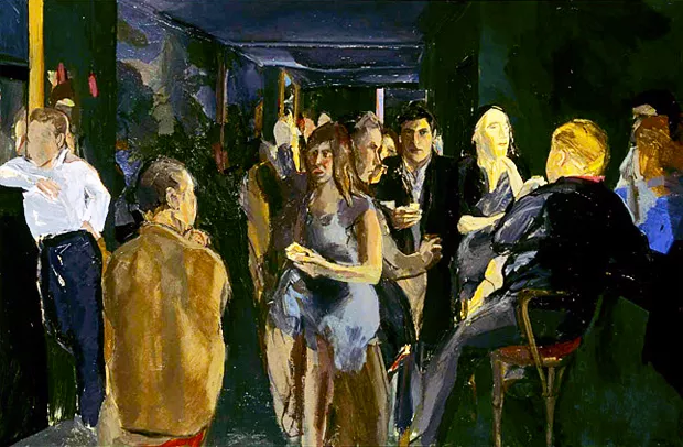 The Colony Room, 1962, Michael Andrews