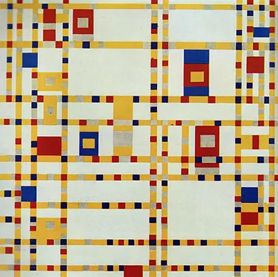 Broadway Boogie-woogie, 1942, Piet Mondrian