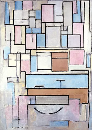 Composición con planos de color, 1914, Piet Mondrian