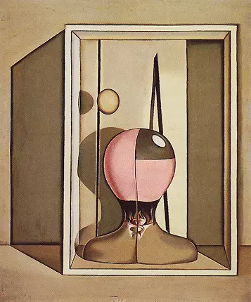 Naturaleza muerta con maniquí, 1918, Giorgio Morandi