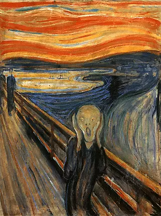 Le cri, 1893, Edvard Munch