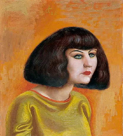 Retrato de Martha Dix, 1928, Otto Dix (Essen, Alemania, Museum Folkwang)