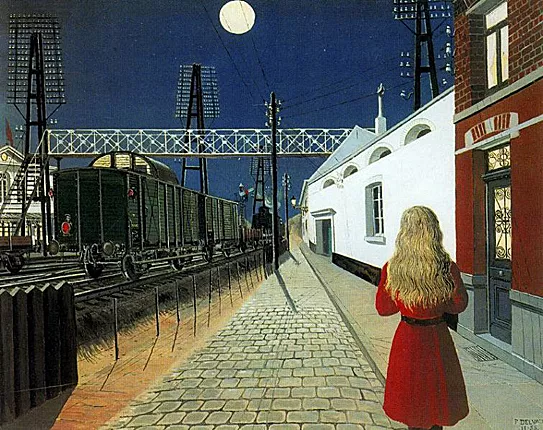 Solitude, 1955, Paul Delvaux