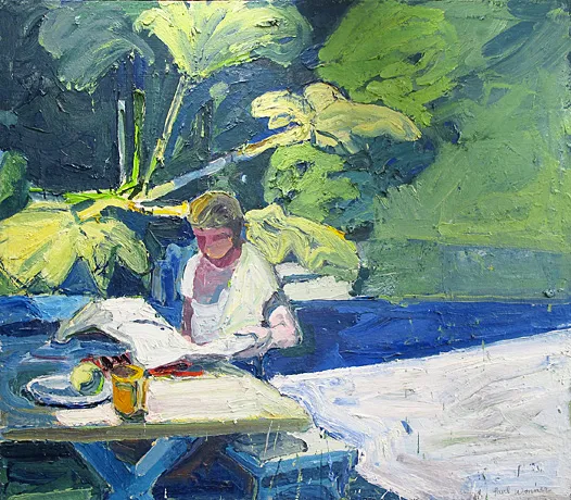 The Newspaper, 1960, Paul Wonner