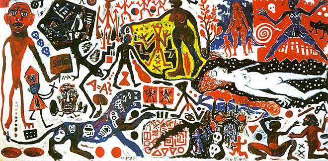 Moi en Allemagne (ouest), 1984, A. R. Penck