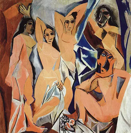 Las señoritas de Aviñón, 1907, Pablo Picasso, Nueva York, MOMA