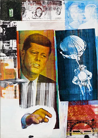 Retroactive II, 1963, Robert Rauschenberg