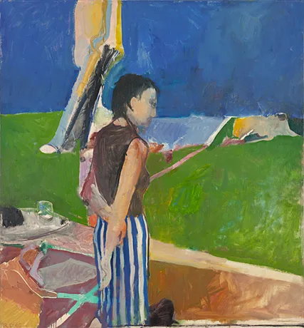 Girl on a Terrace, 1956, Richard Diebenkorn