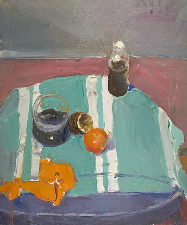 Naturaleza muerta con piel de naranja, 1955, Richard Diebenkorn