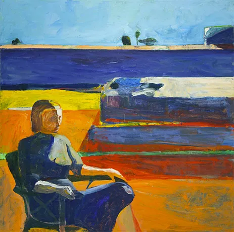 Mujer en el porche, 1958, Richard Diebenkorn