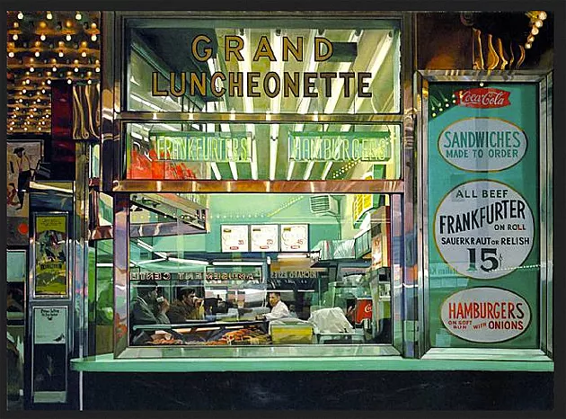 Grand Luncheonette New York City, 1960, Richard Estes