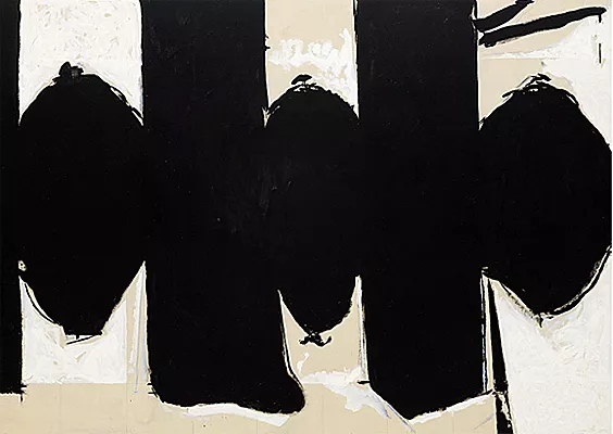 Elegy to the Spanish Republic No. 110, 1971, Robert Motherwell