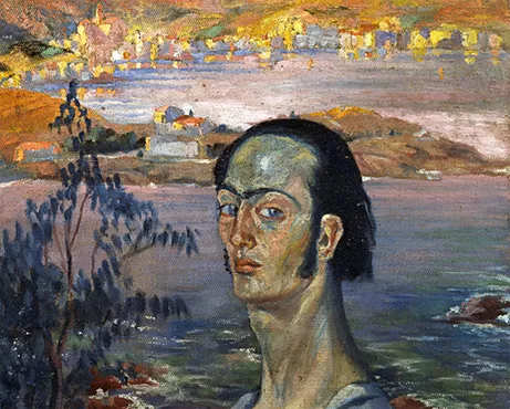 Autorretrato con cuello rafaelesco, 1920-1921, Salvador Dalí