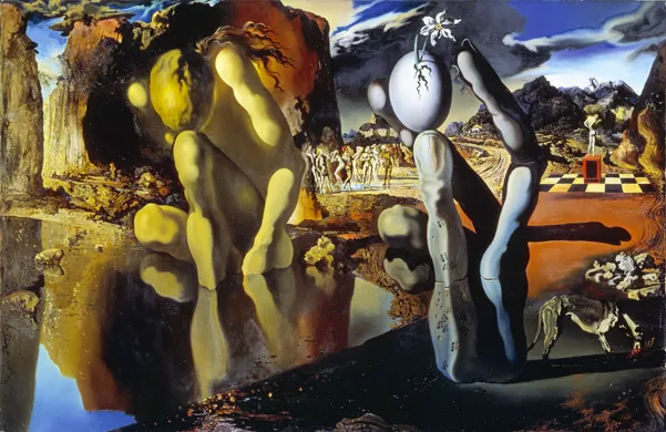 Métamorphose de Narcisse, 1937, Salvador Dalí, Londres, Tate Gallery