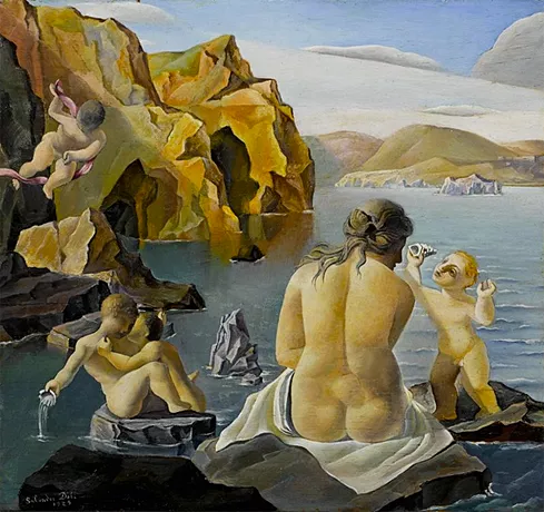 Vénus avec Cupidons, 1925, Salvador Dalí