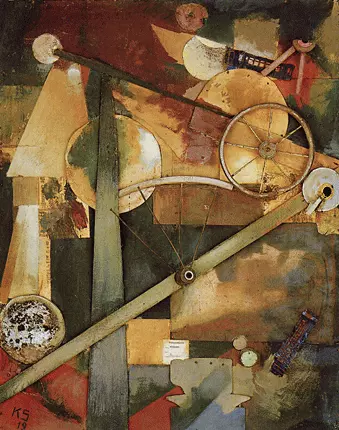 Construcción para mujeres nobles, 1919, Kurt Schwitters