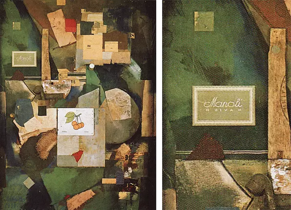 Peinture Merz 32 A (tableau aux cerises), 1932, Kurt Schwitters