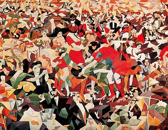 La danse du Pan-Pan au Monico, 1911, Gino Severini