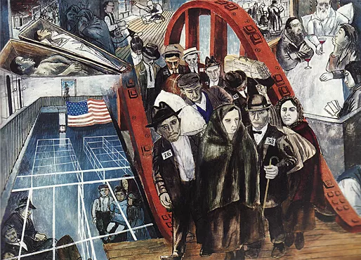 Estudio para el mural del Jersey Homestead, hacia 1936, Ben Shahn