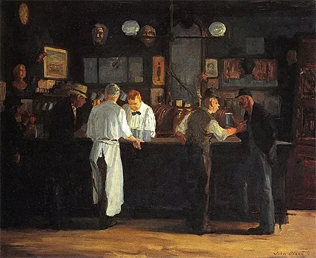 McSorley’s Bar, 1912, John Sloan