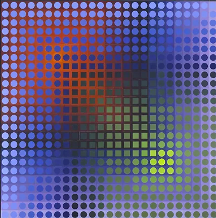 Arny (Ombre), 1967-1968, Victor Vasarely