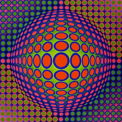 Vega 200, 1968, Victor Vasarely