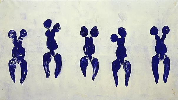 Anthropométries de l’époque bleue, 1960, Yves Klein