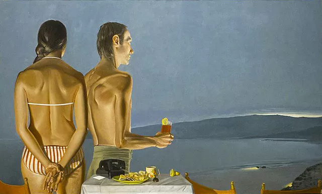 The Cocktail Party, Ciclo La muerte de Frank O'Hara, 1977-1978, Alfred Leslie, Missouri, Museo de Arte de San Luis.