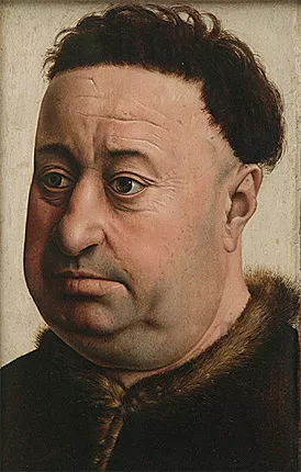 Portrait de Robert de Masmines, 1430, Robert Campin