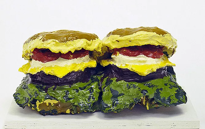 Two Cheeseburgers, with Everything, 1962, Claes Oldenburg