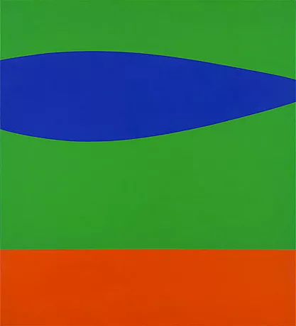 Blue Green Red, 1963, Ellsworth Kelly