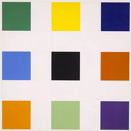 Nine Squares, 1976-77, Ellsworth Kelly